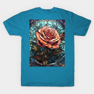 Stained Glass Rose T-Shirt